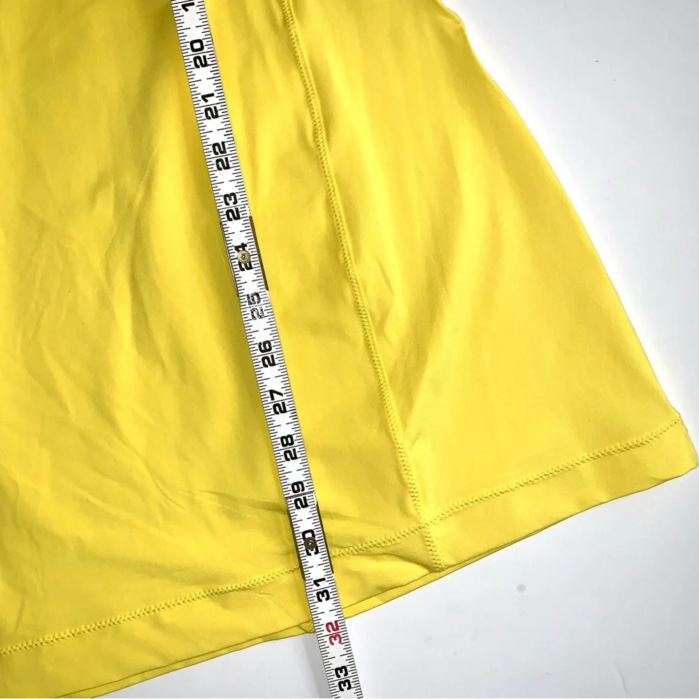 Fila UPF 50+ Yellow Racerback Tennis Dress w/ Matching Undershorts Size Medium - Picture 8 of 13